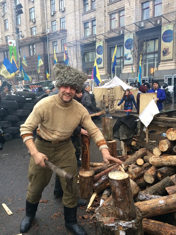 Mykhaylo Havriliuk on Maidan