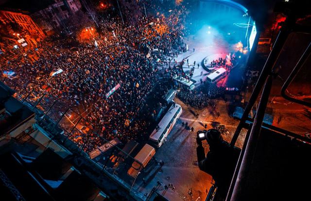 Kyiv, Hrushevskoho Street  Photo: Denis Dodsworth