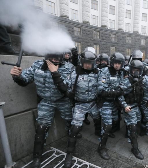 Today the scandalous order of Zaharchenko comes into force, allowing "Berkut" special units to use force, special means and firearms against citizens.