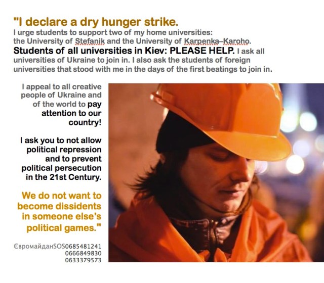 student hunger strike