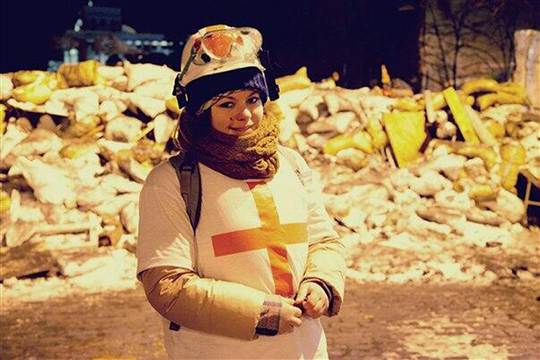 Olesya Zhukovska, Maidan Medic