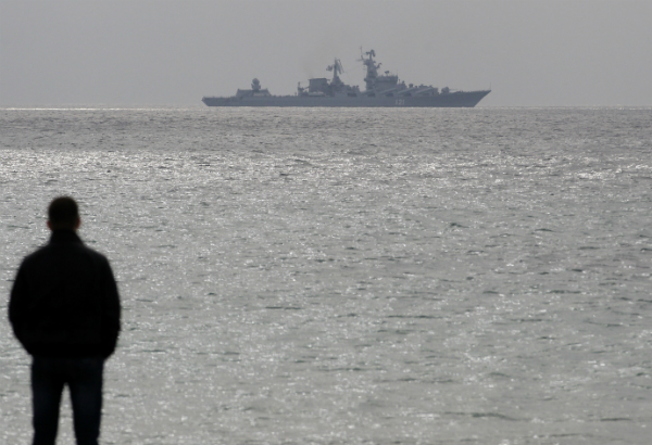 AP/Darko Vojinovic http://www.philstar.com/world/2014/03/07/1298158/us-fighter-jets-warship-arrive-ukraine-region