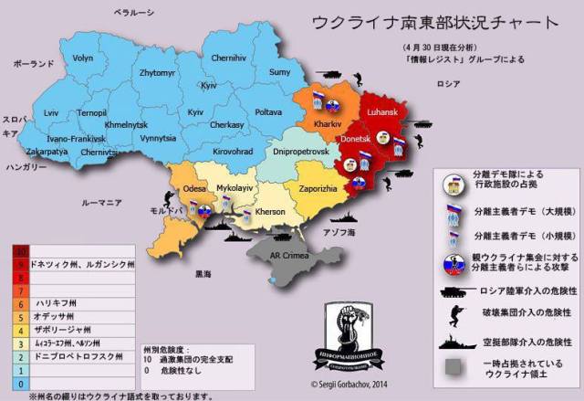 4月30日現在の状況チャート