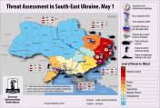 Map Source: Information Resist (IR), Map Graphics: Sergii Gorbachov for IR; Map Translation from Russian: EuromaidanPR