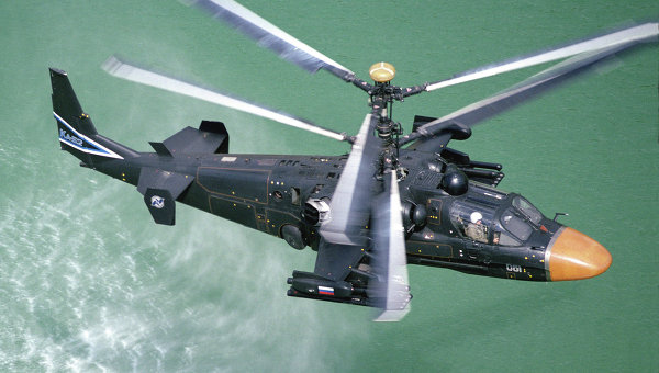 Helicopter Ka-52 arriving to take part in Aviadarts-2014 military exercises. Photo source: http://fr.ria.ru/defense/20140520/201264346.html
