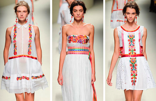 Embroidery has become a style icon