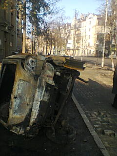 A deserted central street