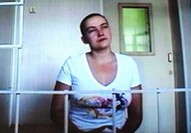 Nadja Sawtschenko in Woronesch vor Gericht (Foto: grani.ru)