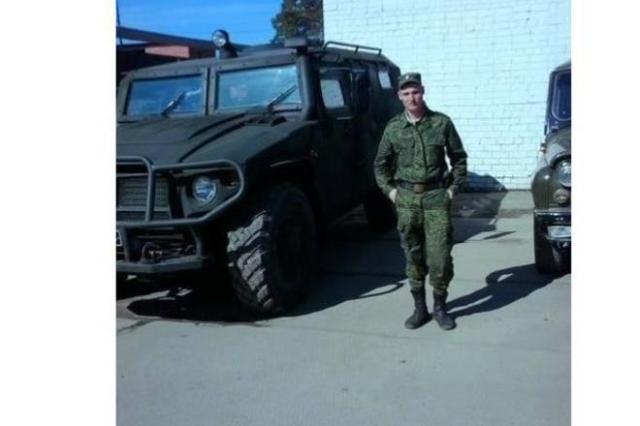 Russian soldier Khoma in Donbas