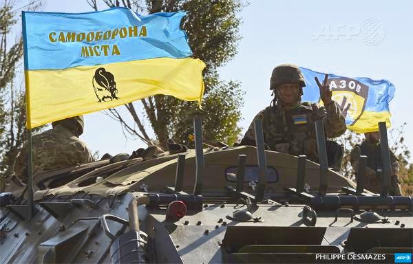Mariupol volunteers. Photo: AFP