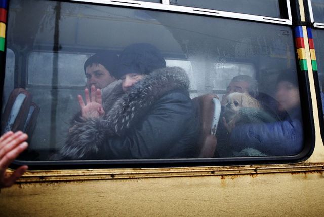 Leaving Debaltseve