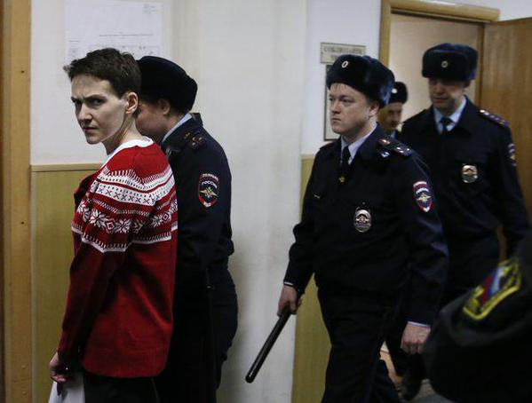 Being taken from Moscow's Basmanny District Court on March 4
