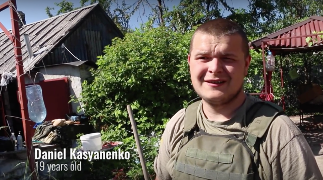 Still from video: "This Is What the Ukraine War Looks Like: 8 Days on the Front Line" (below, in full). 
