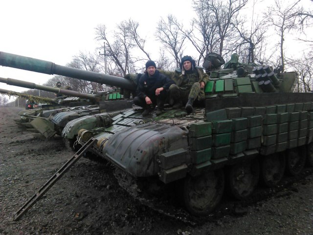 Russian tanks in Donbass in December. Source: https://twitter.com/VidaLSorokin/status/682466817588228100