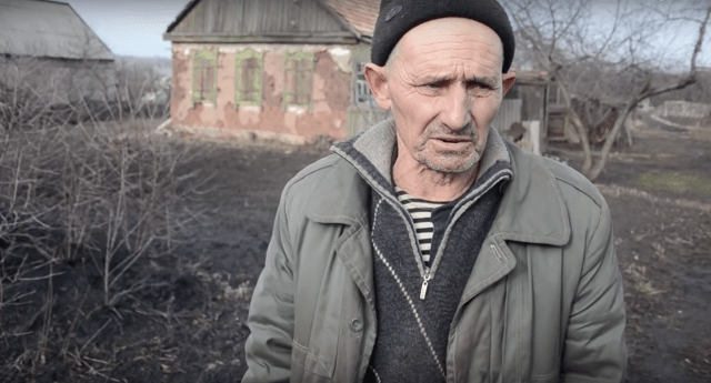 Zaitseve, Ukraine. The consequences of night attacks by Russian militants Feb. 2, 2016. Source: Screenshots from Ukraine Military TV video