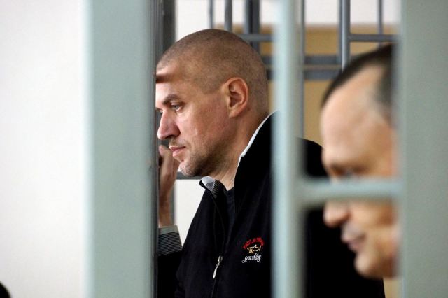 Klykh and Karpyuk in court. Photo: Anton Naumlyuk