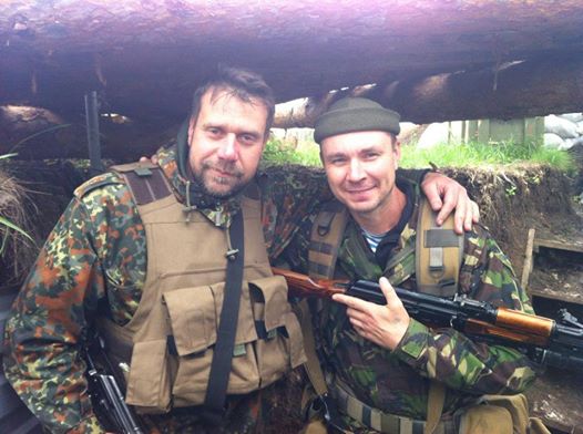 On the Avdiivka front line: Myron is an expert in Kyiv history, Dimon is an aircraft builder. Photo: social media