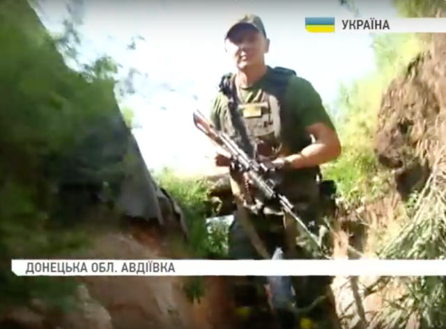 June: Avdiivka. In the trenches of the "industrial zone" with a soldier of the Special Purpose Regiment "Kyiv," a new unit of the Armed Forces of Ukraine. 