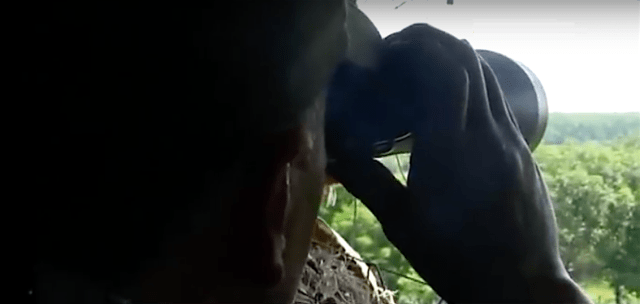 June: Keeping watch in Avdiivka with the Armed Forces of Ukraine. 